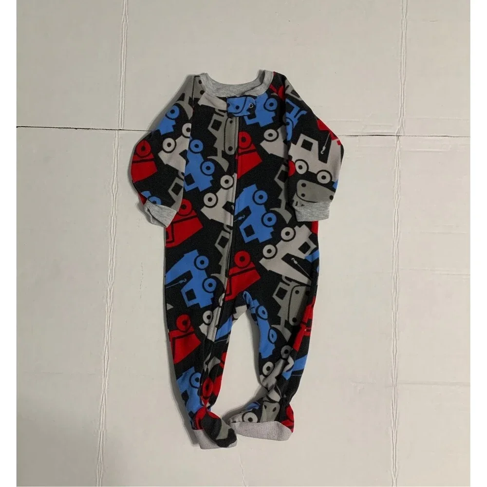 just One You by Carters fleece footed pajamas Size 12 months